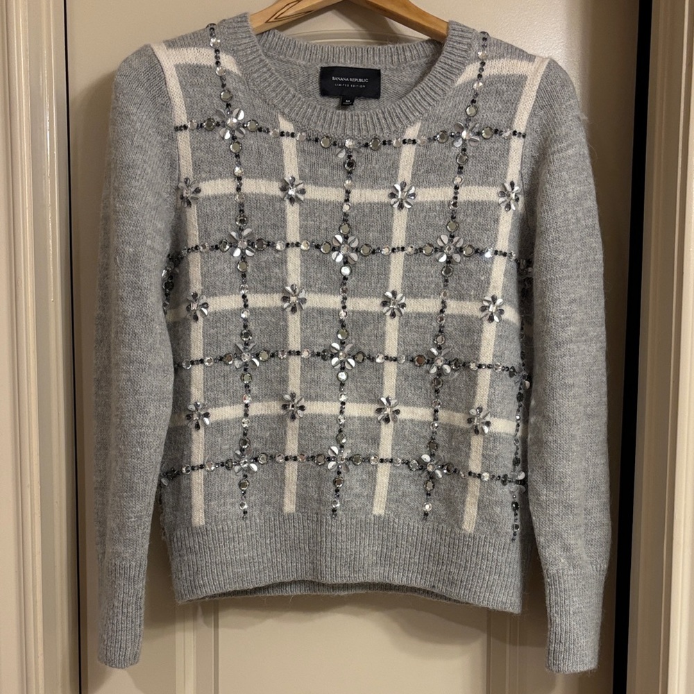 Banana Republic Embellished Sweater